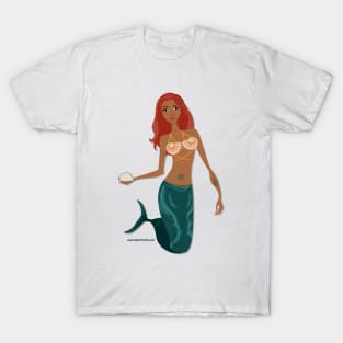 Mermaid Red Hair T-Shirt